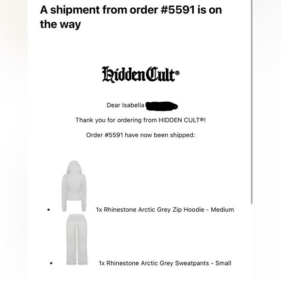 Hidden Cult Rhinestone Sweats - Picture 5 of 5